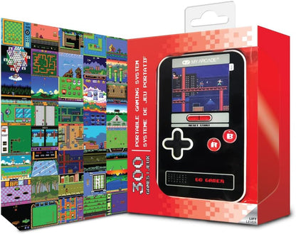 My arcade GO GAMER CLASSIC 300 JEU EN 1 NOIR GRIS ROUGE