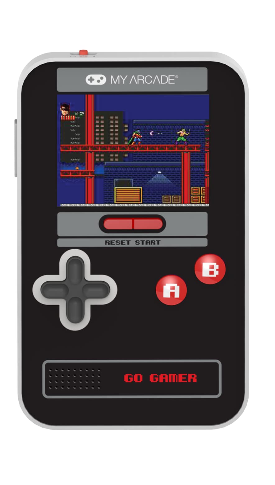 My arcade GO GAMER CLASSIC 300 JEU EN 1 NOIR GRIS ROUGE