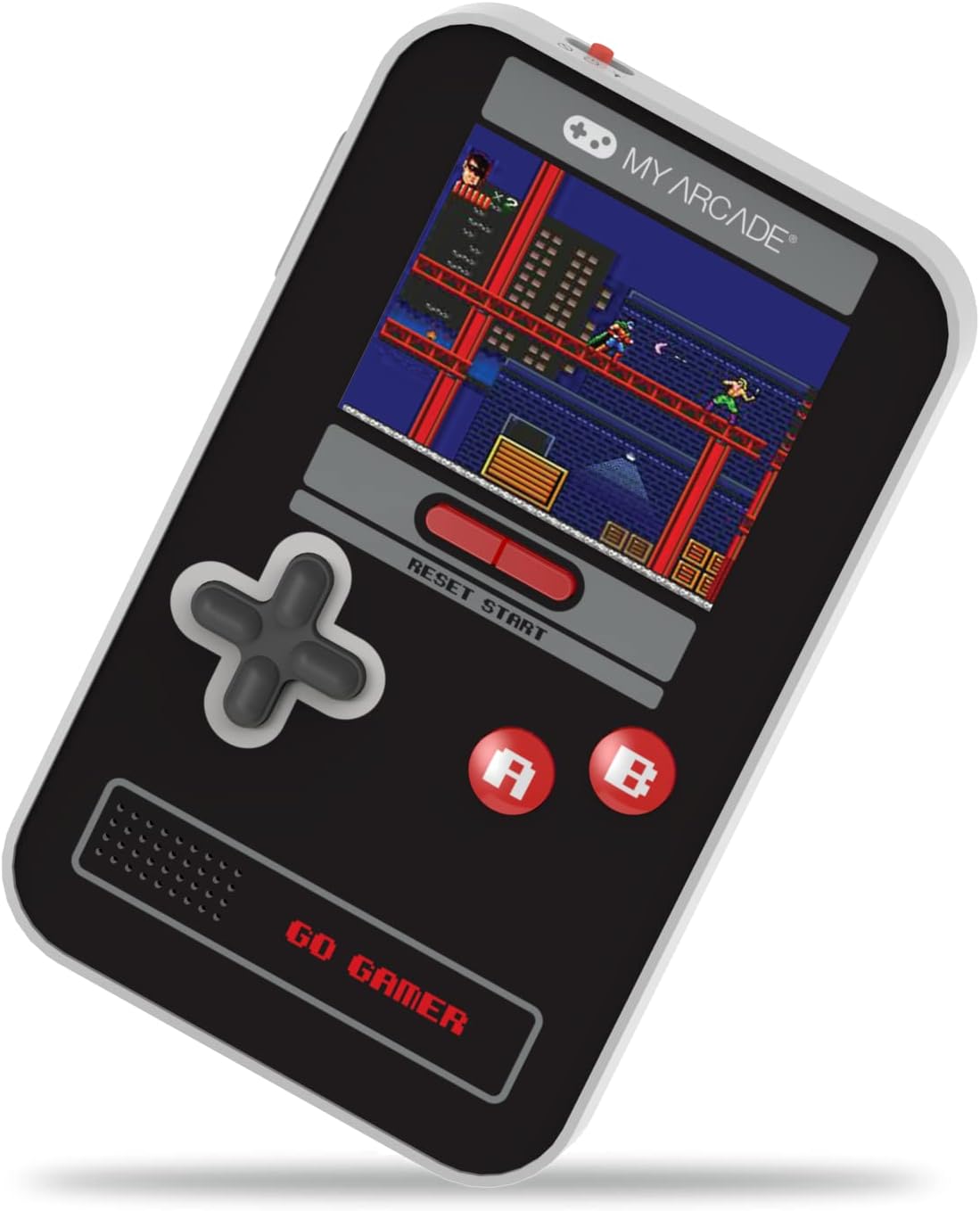 My arcade GO GAMER CLASSIC 300 JEU EN 1 NOIR GRIS ROUGE