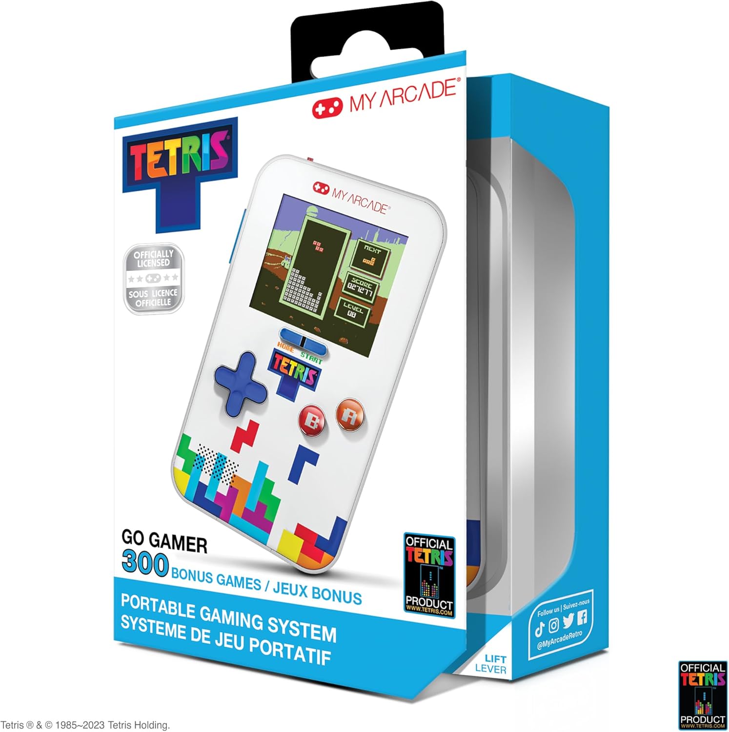 My Arcade DGUNL-7029 Tetris Go Gamer Classic Handheld Portable Video Game System (301 GAMES IN 1