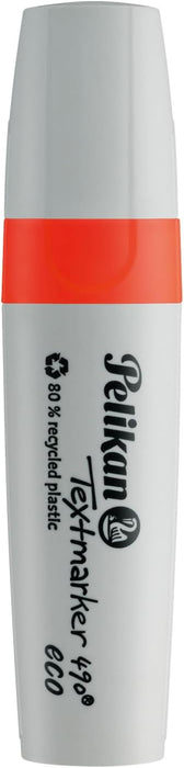 Pelikan 823388 Highlighter 490 Eco Neon Red Pack of 10 in Folding Box Pack of 10 Neon Red