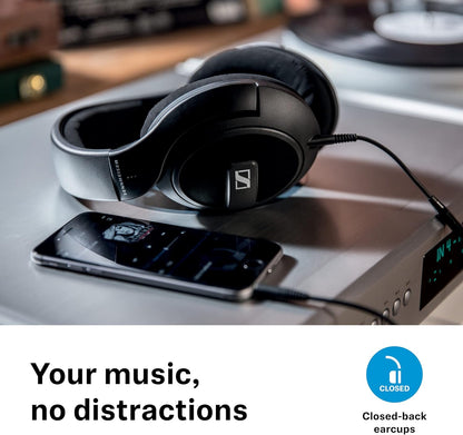 Sennheiser HD 569 Around-Ear Closed Back Headphones - Black Around-Ear HD 569 Black