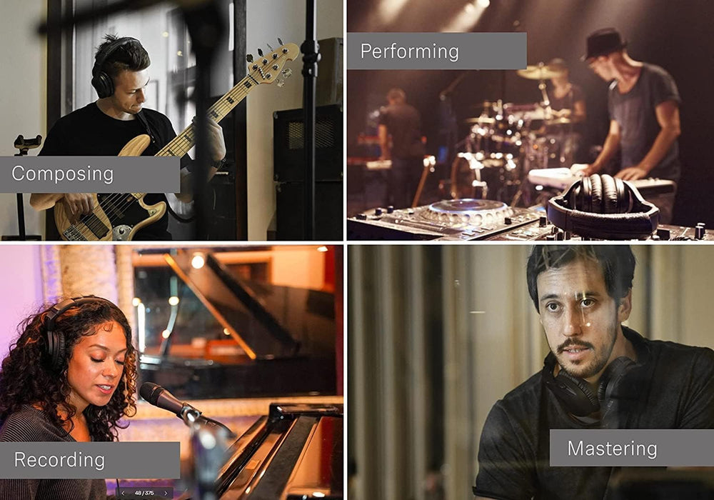 Sennheiser HD 280 PRO Closed-Back Over-Ear DJ & Monitoring Headphones | Collapsible Design & Swivelling Ear Cups | 3M Coiled Cable & 1/4" Jack Adaptor Included (506845) HD 280 PRO Single