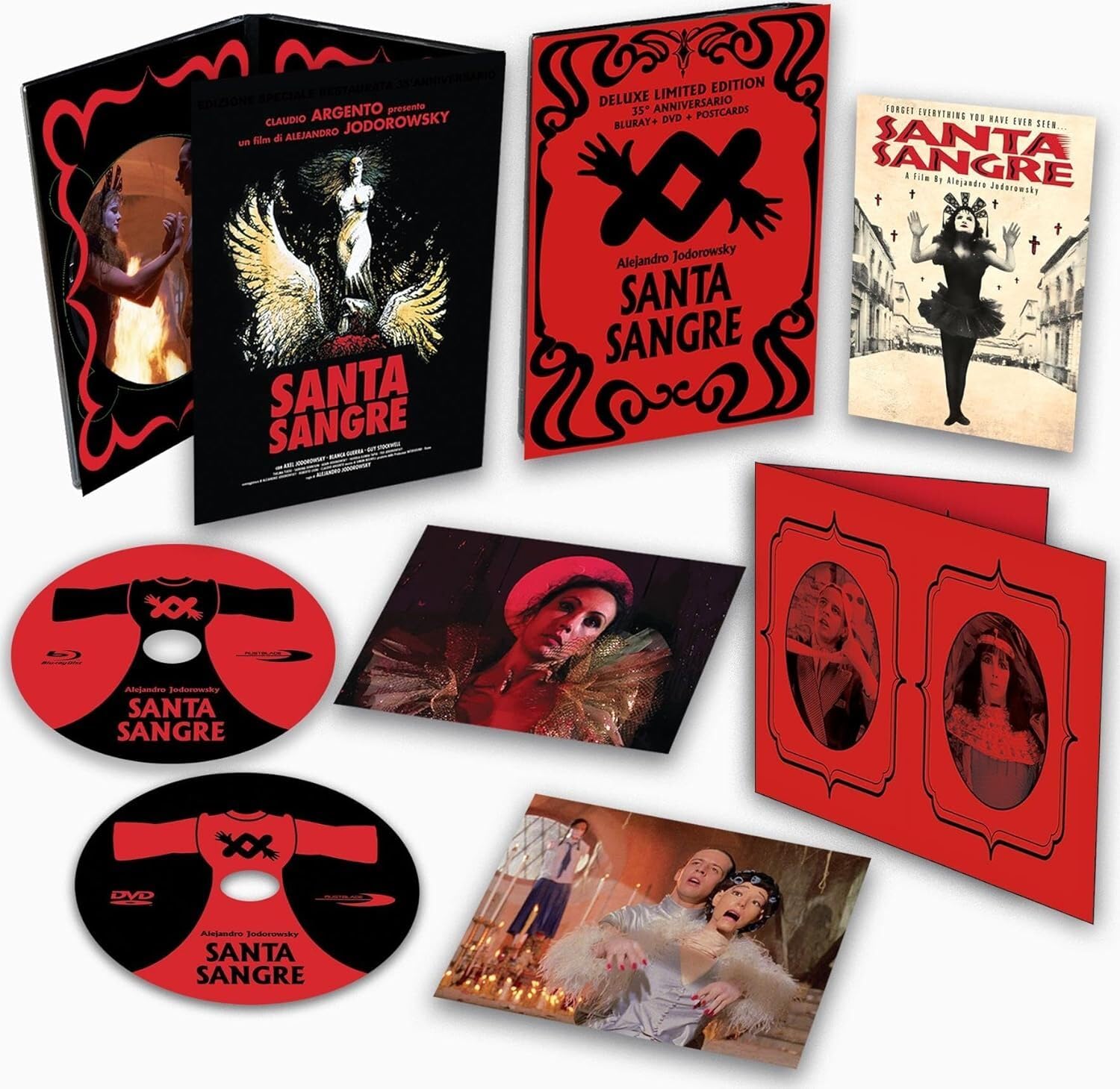 Santa Sangre (35Th Anniversary) (Deluxe Box Edition Blu-Ray + Dvd + Postcards + Gatefold Insert