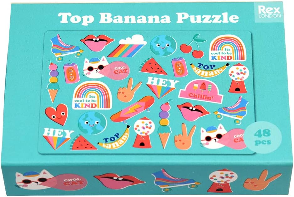 48 Pieces Top Banana Mini Matchbox Puzzle