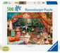 Ravensburger Cosy Glamping 500 Piece Jigsaw Puzzles for Adults and Kids Age 10 Years Up - Camping