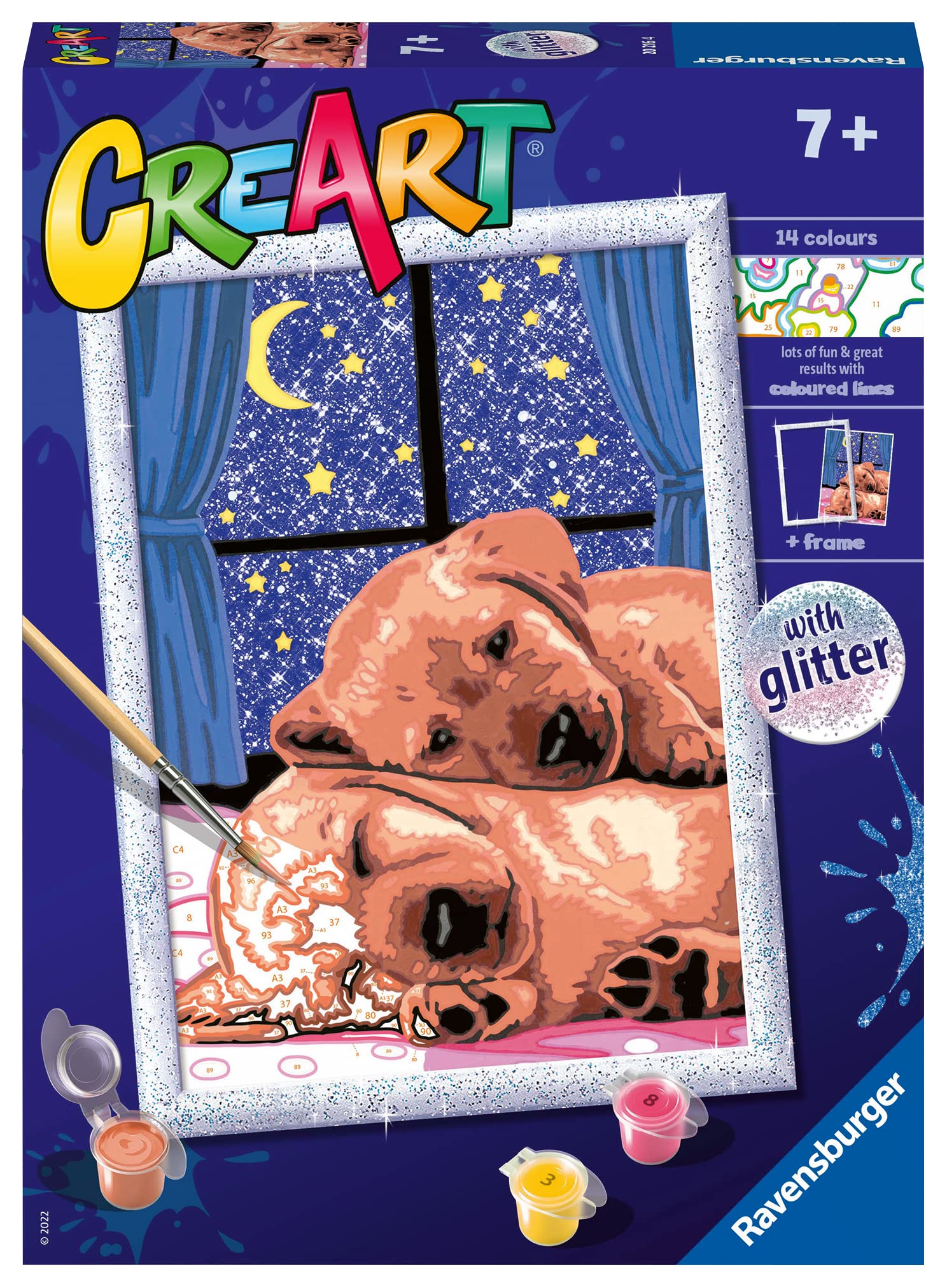 Ravensburger - CreArt Series D Pair of Dogs, Paint 7+ Years, 202164