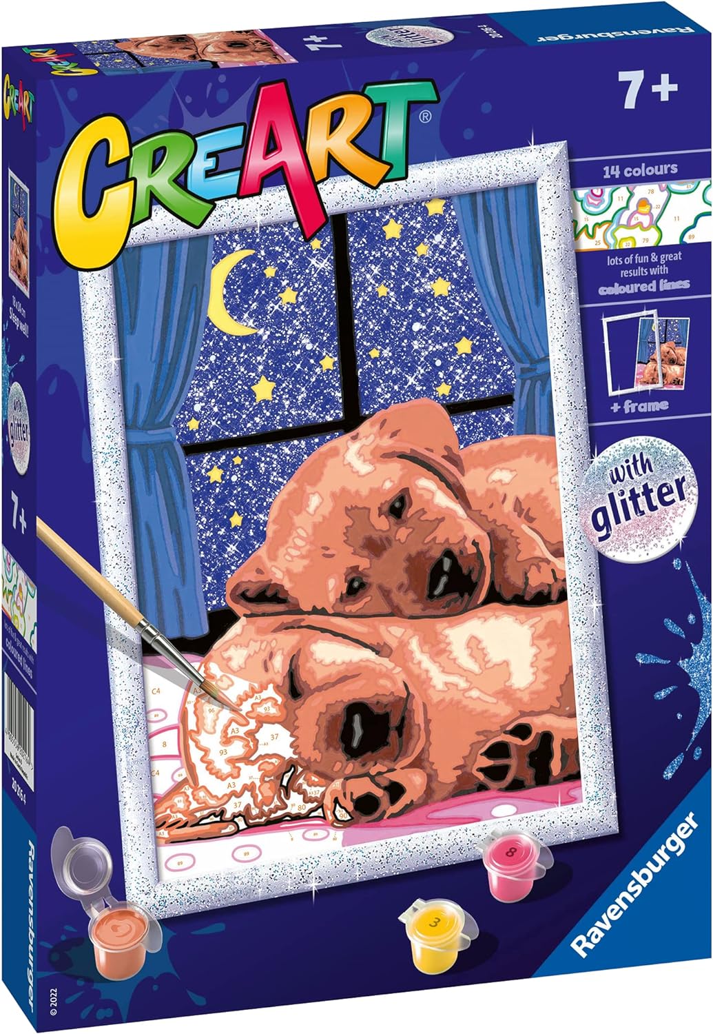 Ravensburger - CreArt Series D Pair of Dogs, Paint 7+ Years, 202164
