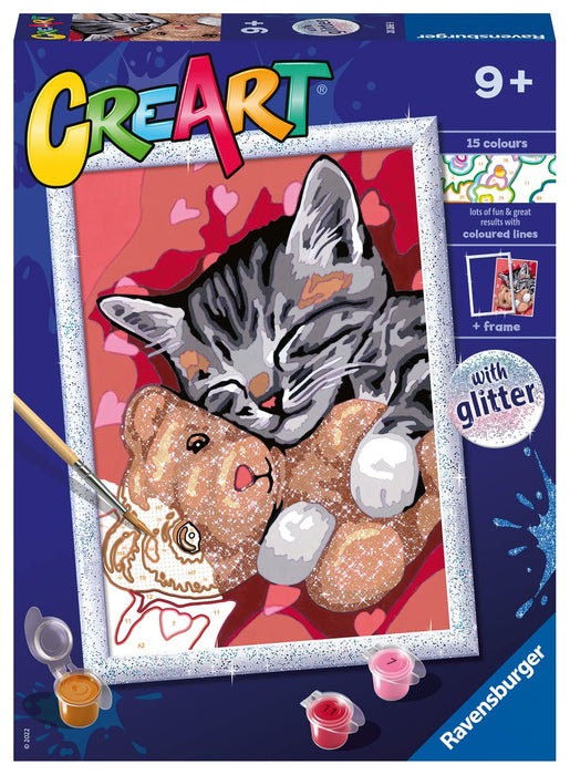 Ravensburger CreArt Series D Classic Kitten and its Bear