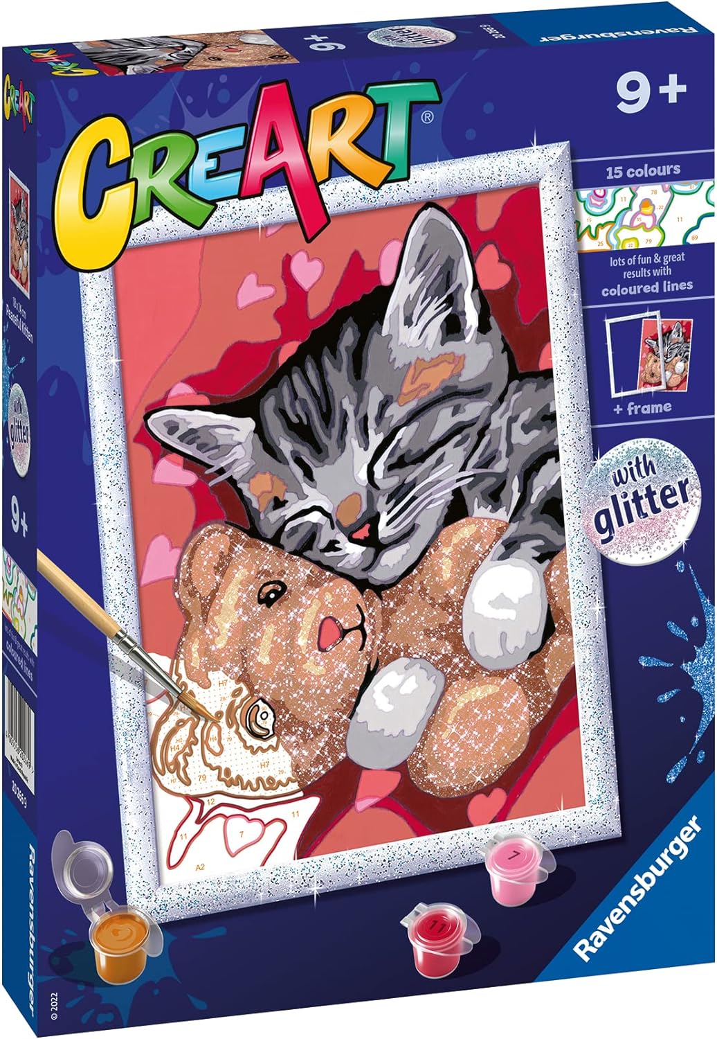 Ravensburger CreArt Series D Classic Kitten and its Bear