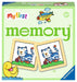 Ravensburger- Auto Ravensburger-20877-My First Memory Mis Cosas favoritas, Juego de Memoria y búsqueda con Tarjetas de Imagen Extra Grandes para niños a Partir de 2 años, Color Rojo (20877