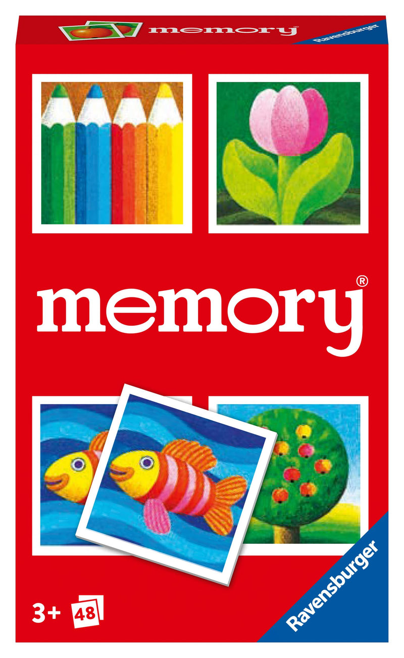 Ravensburger 22457 22457-Kinder, Classic Whole Family, Memory Game for 2-6 Players from 3 Years, White
