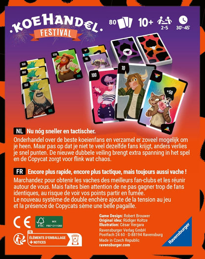 Ravensburger Kuhhandel Festival - Card Game