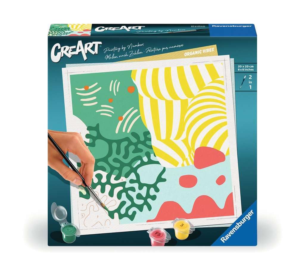 Ravensburger 23637 CreArt-Painting by Numbers 23637-Organic Vibes-from 12 Years