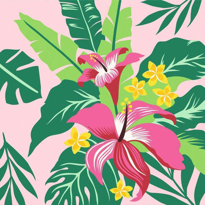 Ravensburger 23728 CreArt-Paint by Numbers 23728-Tropical Plants-from 12 Years