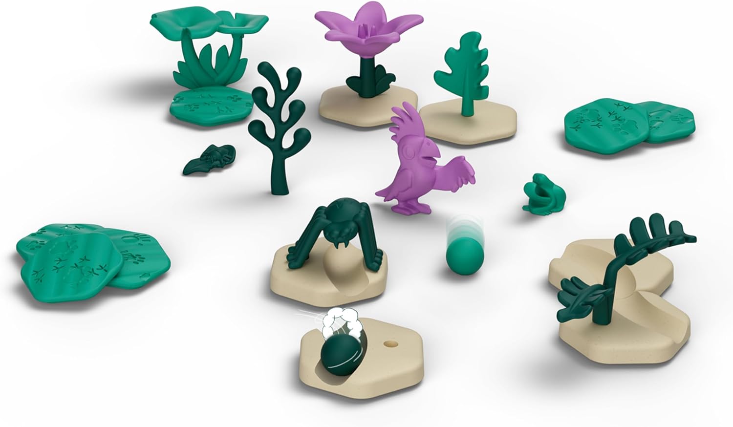 Ravensburger GraviTrax Junior Extension Jungle 23747 - Murmelbahn überwiegend aus nachwachsenden Rohstoffen mit Themenwelten, Lernspielzeug und Konstruktionsspielzeug für Jungs und Mädchen ab 3 Jahren