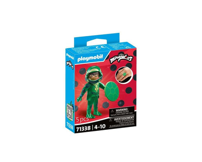 Playmobil 71338 Miraculous: Carapace, Tales of Ladybug and Cat Noir, collector’s item, gifting toy and fun imaginative role-play, playsets for children ages 4+