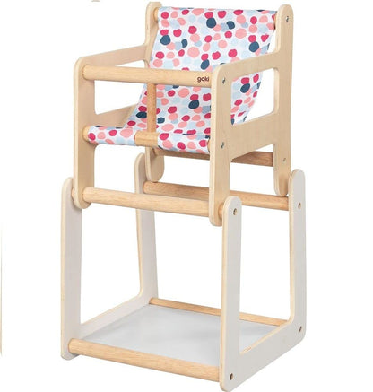 GOKI Highchair Doll Highchair with Table