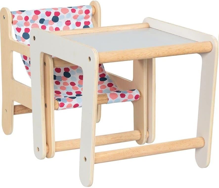 GOKI Highchair Doll Highchair with Table