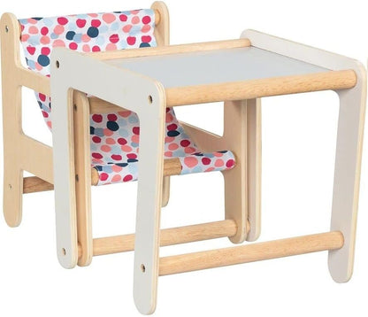 GOKI Highchair Doll Highchair with Table