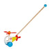GOKI- Helicóptero para Empujar No Aplica Juegos de acción y Reflejos, Multicolor, único (54891