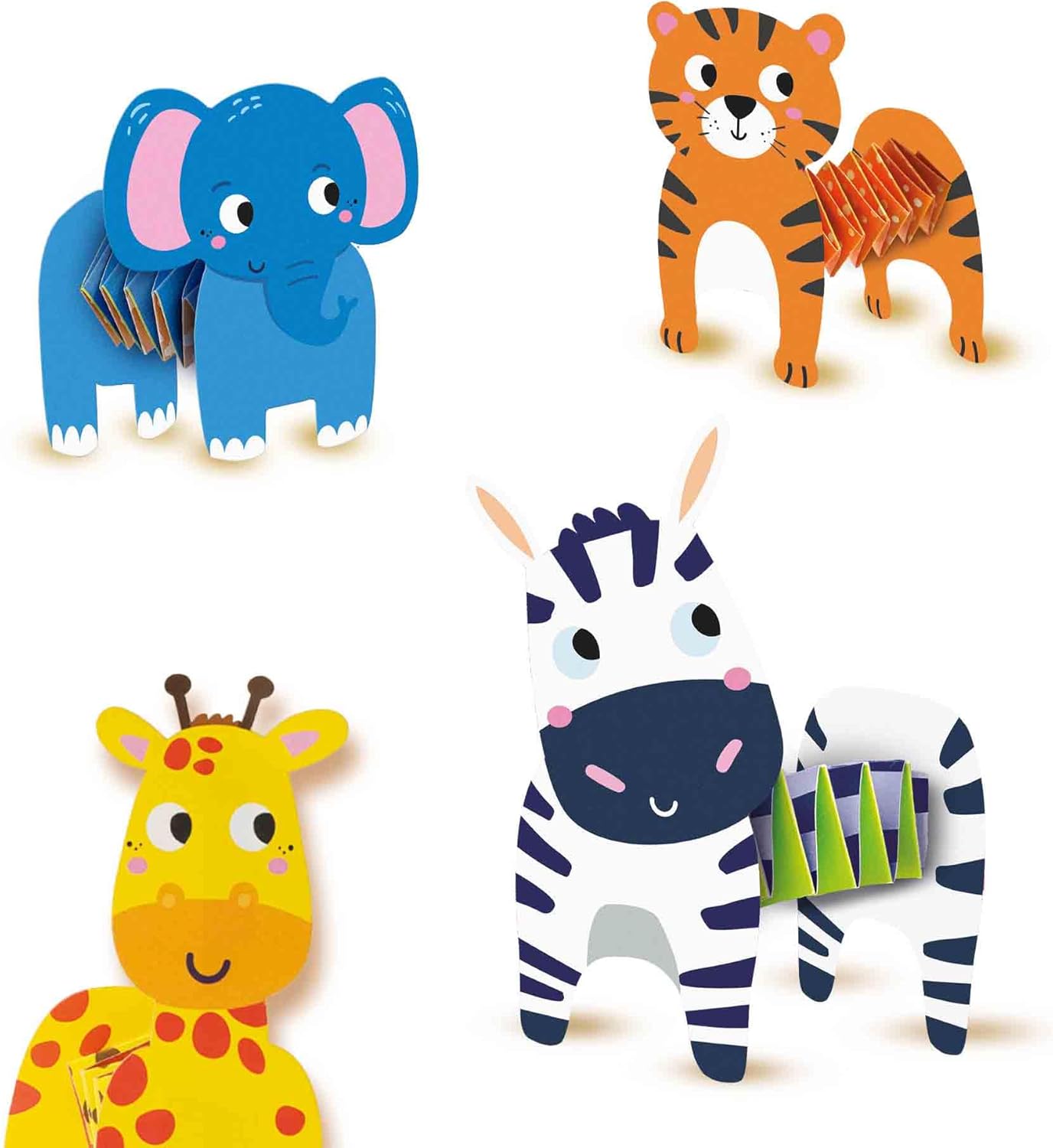 SES Creative 14041 Paper strip animals, various