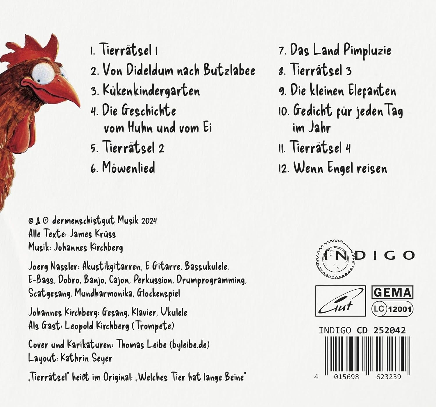 Huhn oder Ei - Johannes Kirchberg singt James Krüss
