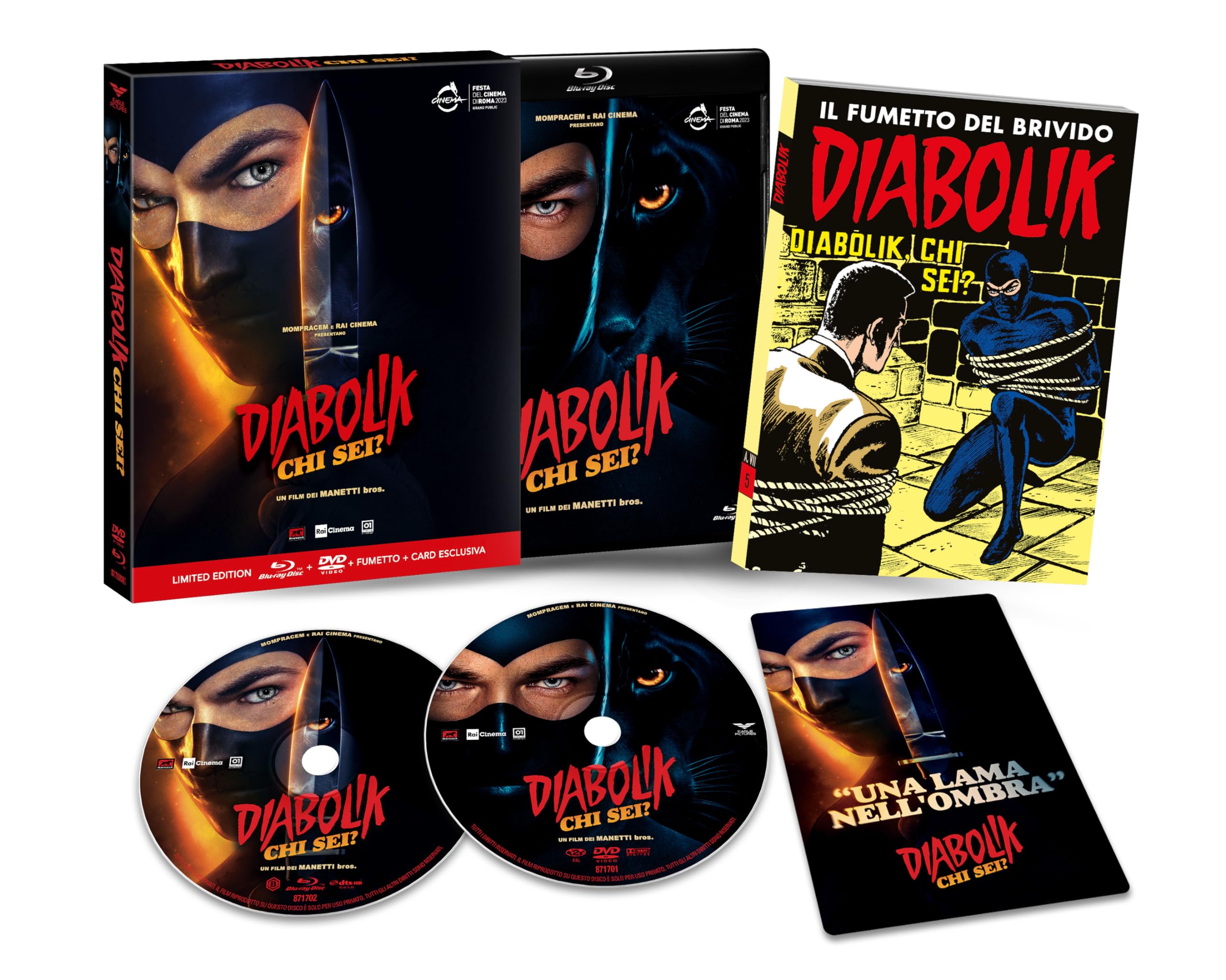 Diabolik - Chi Sei? - Combo (Bd + Dvd
