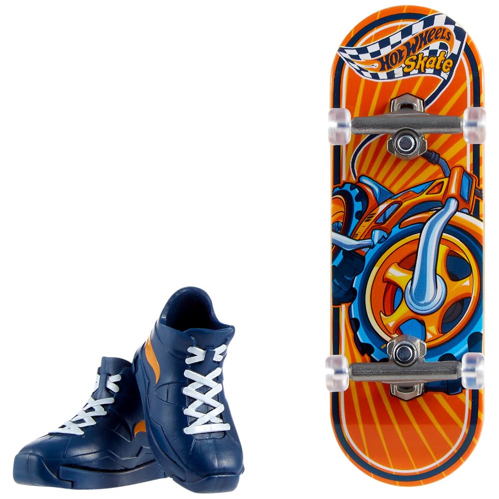 Mattel Hot Wheels Skate Fingerboard And Shoes:  Challenge Accepted Freestyle - Tricked Out Trike (Hvj