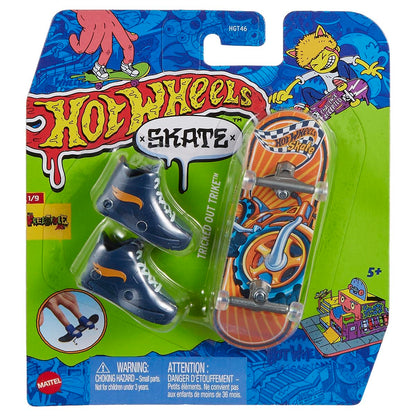 Mattel Hot Wheels Skate Fingerboard And Shoes:  Challenge Accepted Freestyle - Tricked Out Trike (Hvj