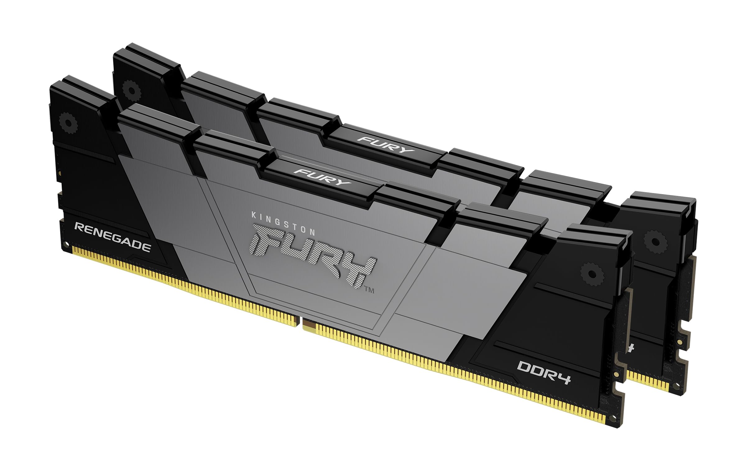 Kingston FURY Renegade 16GB 3600MT/s DDR4 CL16 DIMM (Kit of 2) Desktop Gaming Memory - KF436C16RB2K2/16