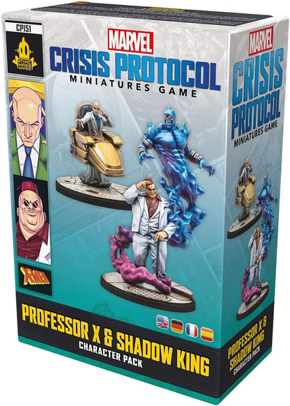 Atomic Mass Games | Marvel Crisis Protocol: Professor X & Shadow King | Expansión de Miniaturas | A Partir de 14 Años | para 2 Jugadores | 90 Minutos por Partida | Multilenguaje (Incluye Español