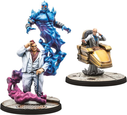 Atomic Mass Games | Marvel Crisis Protocol: Professor X & Shadow King | Expansión de Miniaturas | A Partir de 14 Años | para 2 Jugadores | 90 Minutos por Partida | Multilenguaje (Incluye Español