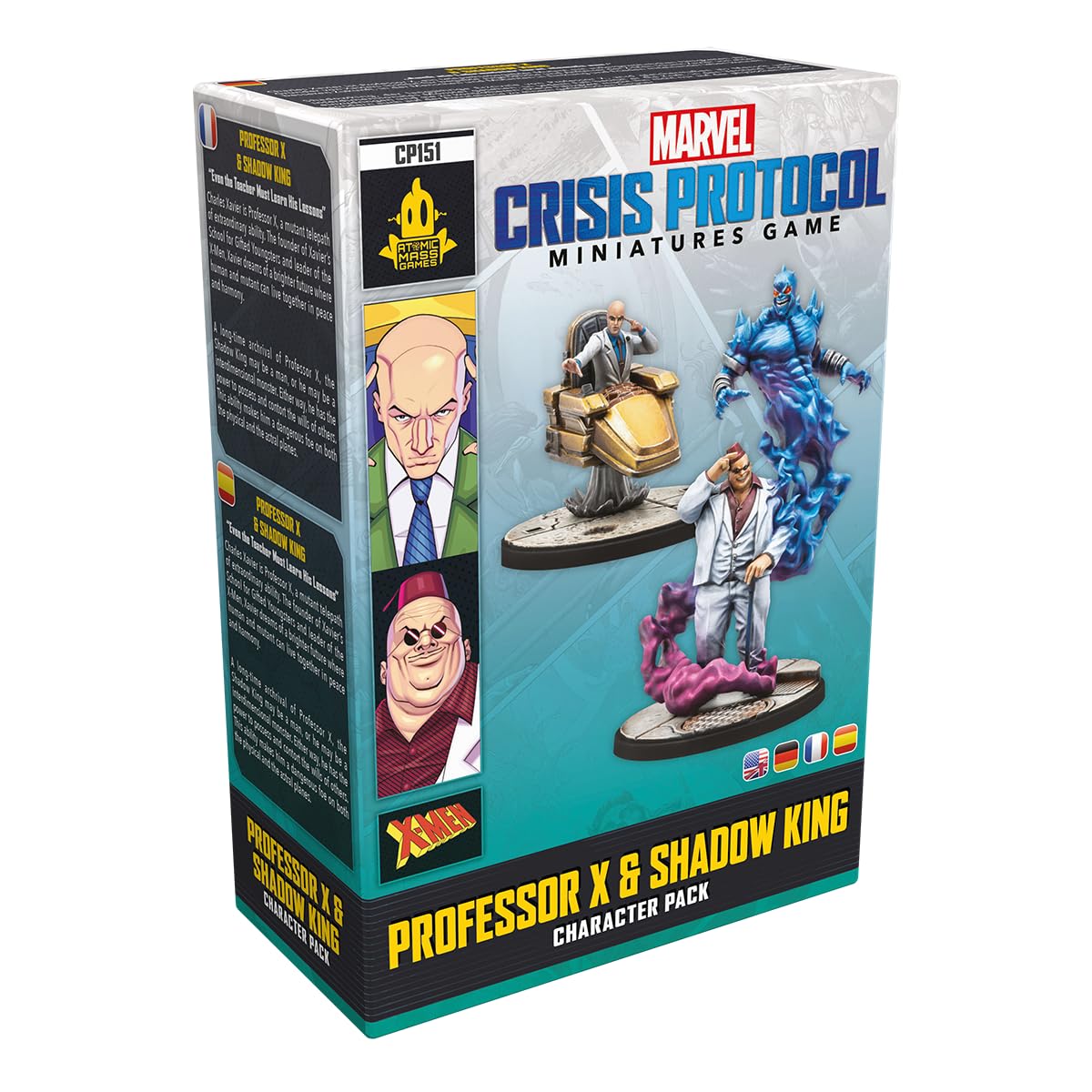 Atomic Mass Games | Marvel Crisis Protocol: Professor X & Shadow King | Expansión de Miniaturas | A Partir de 14 Años | para 2 Jugadores | 90 Minutos por Partida | Multilenguaje (Incluye Español