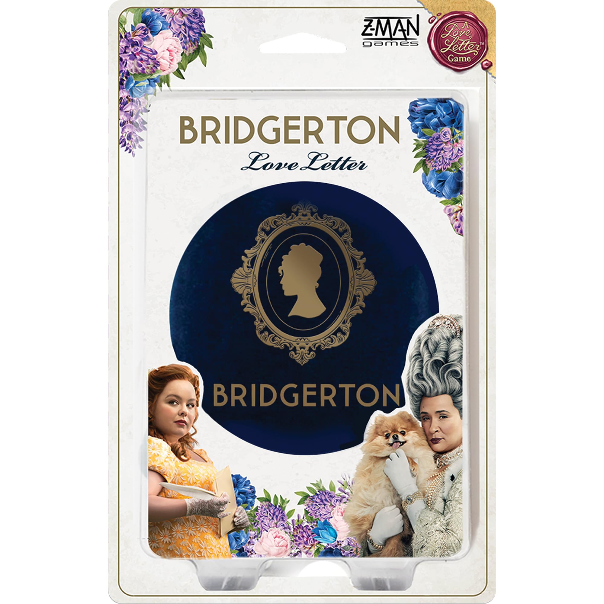 Z Man Games | Love Letter - Bridgerton | Family Card Game | Ages 10+ | 2-6 Players | 20+ Minutes Playing Time