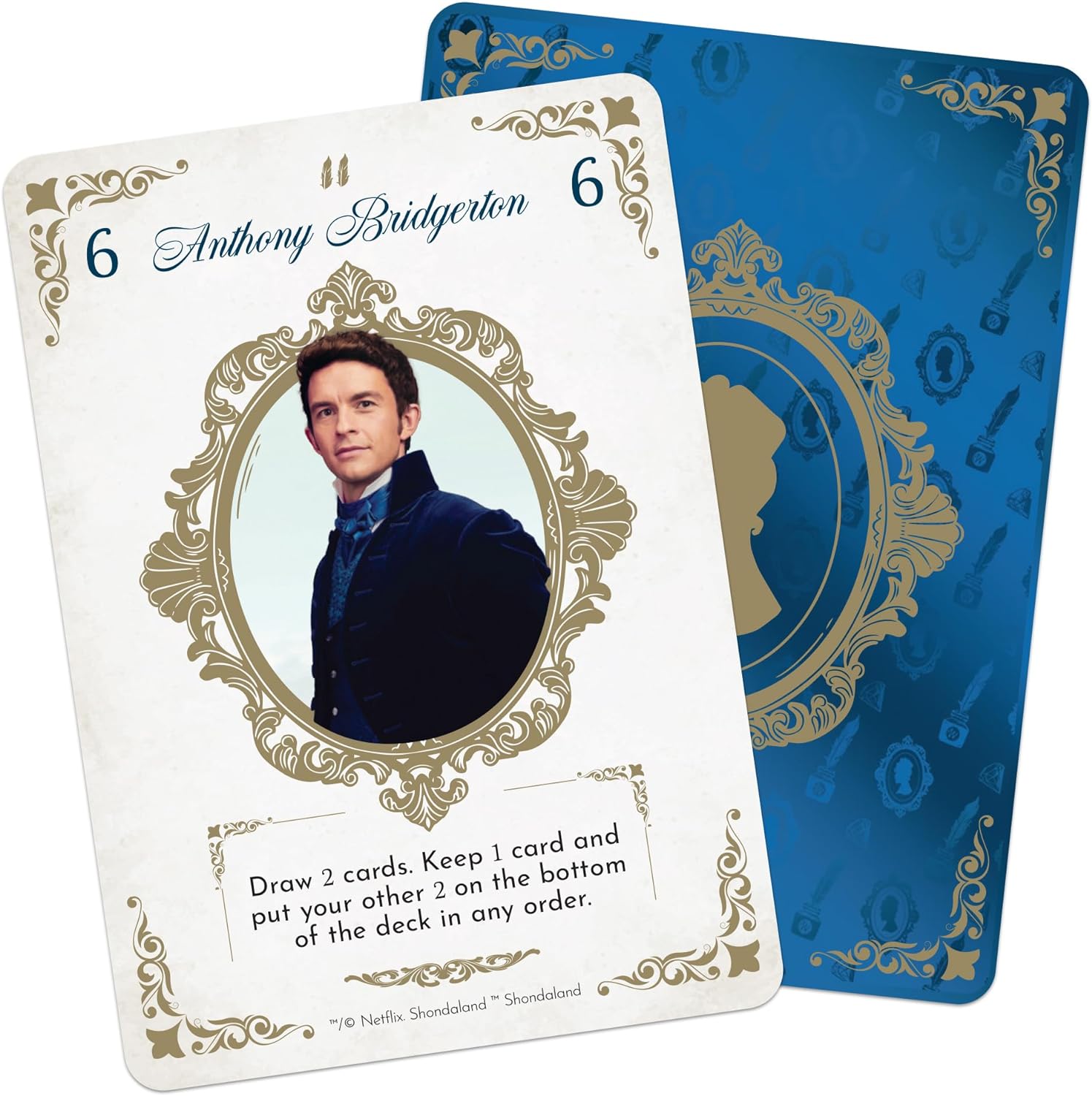 Z Man Games | Love Letter - Bridgerton | Family Card Game | Ages 10+ | 2-6 Players | 20+ Minutes Playing Time