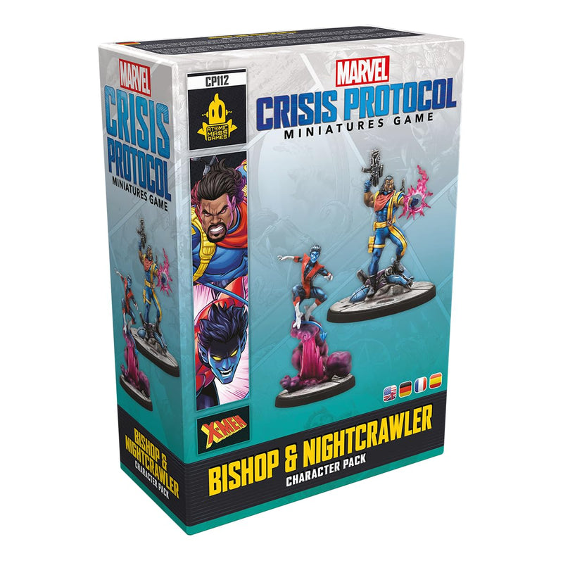 Atomic Mass Games | Marvel Crisis Protocol: Bishop & Nightcrawler | Expansión de Miniaturas | A Partir de 14 Años | para 2 Jugadores | 90 Minutos por Partida | Multilenguaje (Incluye Español