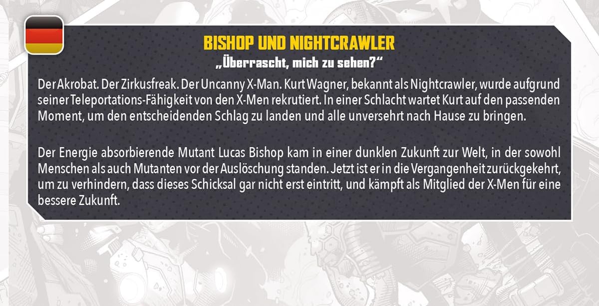 Atomic Mass Games | Marvel Crisis Protocol: Bishop & Nightcrawler | Expansión de Miniaturas | A Partir de 14 Años | para 2 Jugadores | 90 Minutos por Partida | Multilenguaje (Incluye Español
