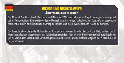 Atomic Mass Games | Marvel Crisis Protocol: Bishop & Nightcrawler | Expansión de Miniaturas | A Partir de 14 Años | para 2 Jugadores | 90 Minutos por Partida | Multilenguaje (Incluye Español