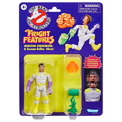 Ghostbusters Kenner Classics The Real Winston Zeddemore & Scream Roller Ghost Toys, Retro-Actionfigur, Spielzeug für Kinder ab 4 Jahren