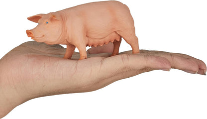 MOJO – Farmland Fun Starter Set with Billy Goat, Pig (Sow), Simmental Cow and Donkey Foal| Hand-Painted Toy Figure | Farmland Collection Farmland Fun Starter Set 2