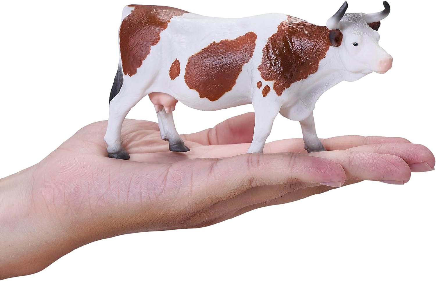 MOJO – Farmland Fun Starter Set with Billy Goat, Pig (Sow), Simmental Cow and Donkey Foal| Hand-Painted Toy Figure | Farmland Collection Farmland Fun Starter Set 2