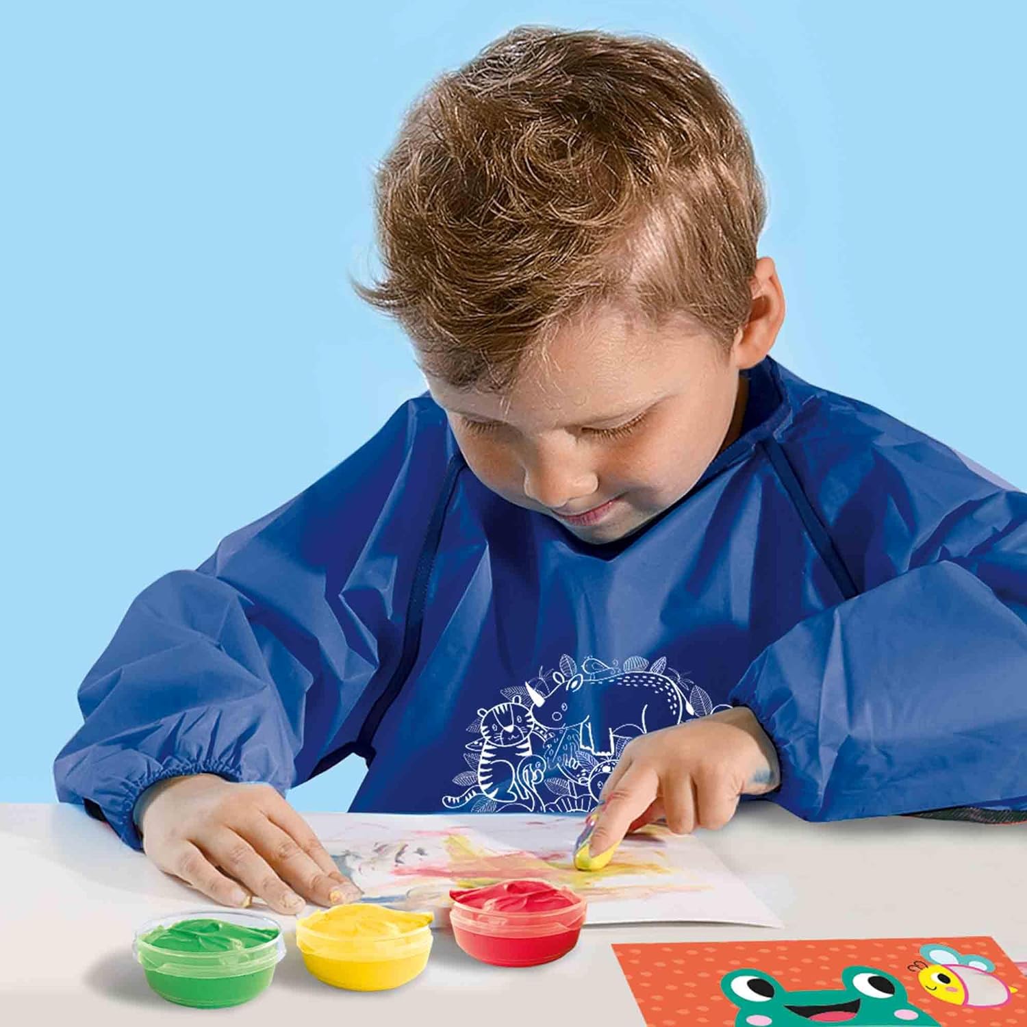 SES Creative 24925 Eco fingerpaint Cards, Various