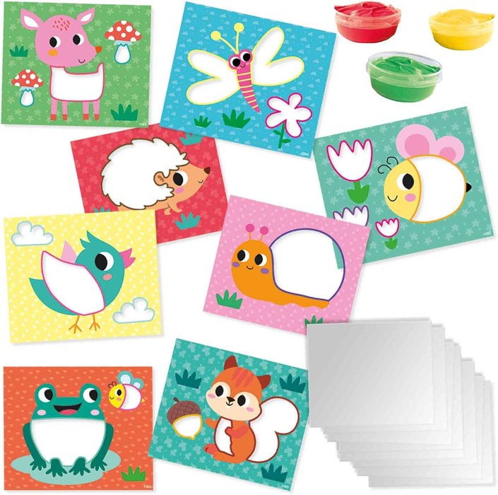 SES Creative 24925 Eco fingerpaint Cards, Various