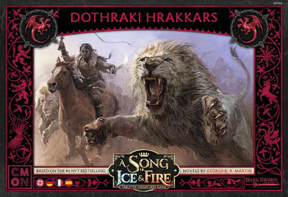 CMON | A Song of Ice & Fire - Hrakkars the Dothraki | Expansion | Tabletop | 2 Players | Ages 14+ | 45+ Minutes | German | Multilingual