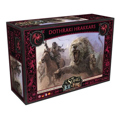 CMON | A Song of Ice & Fire - Hrakkars the Dothraki | Expansion | Tabletop | 2 Players | Ages 14+ | 45+ Minutes | German | Multilingual