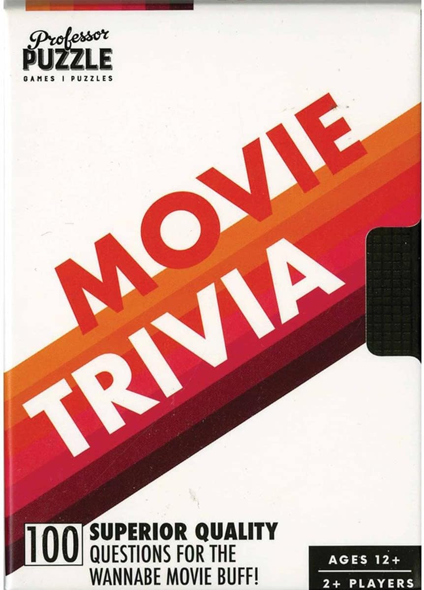 Professor Puzzle | Movie Trivia | Party Game | Ages 12+ | 2+ Players