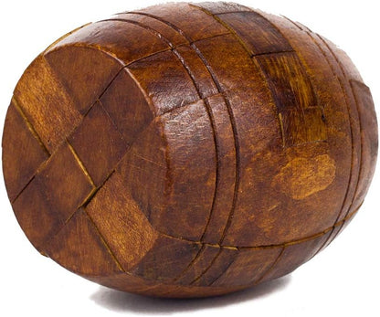 Professor Puzzle Nelson's Barrel Brain Teaser Puzzle 3D Wooden Puzzles/Brain Teaser Toy to develop problem solving skills.