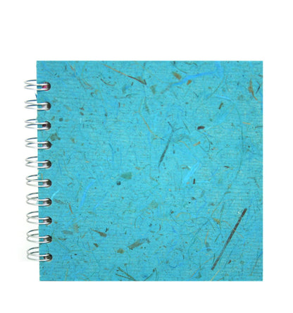 Pink Pig 6x6 Posh Banana Pig White Paper Sketchbook - Sky