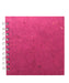 Pink Pig 6x6 Posh Banana Pig White Paper Sketchbook - Berry